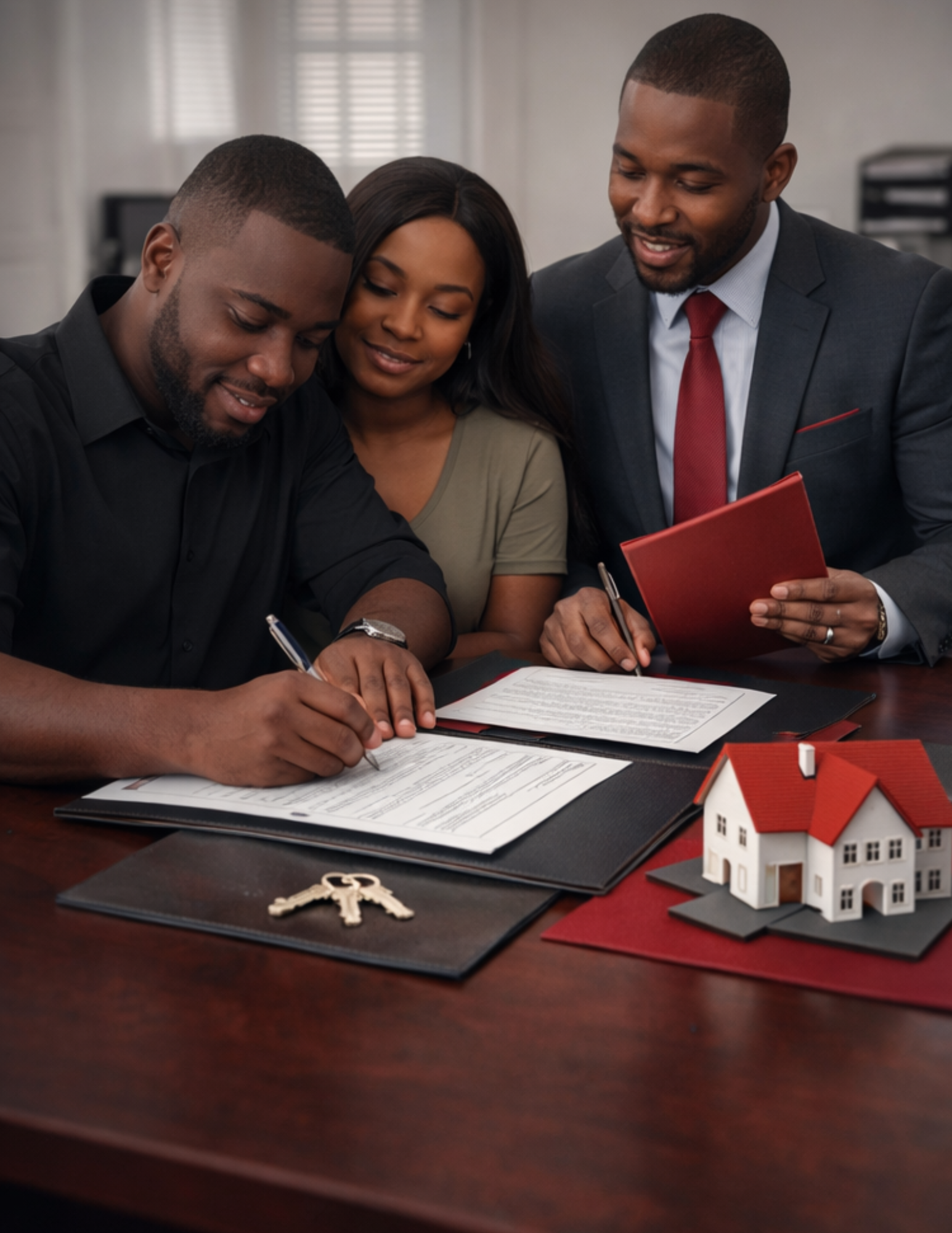 Notary Oversees Signing 5